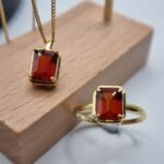 Granat Schmuckset